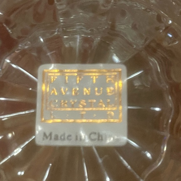 5h Avenue Rosaline Candy Dish Ruby 5" Crystal Glass Lid USA #ES106 - Picture 5 of 7